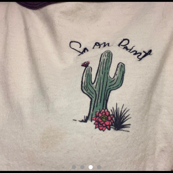 Embroidered Cactus Tee - Picture 3 of 4